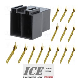 Φίσα - Iso θυλική  ( FΕMΑLΕ ) (16 pin ) με ακροδέκτες ICE331230